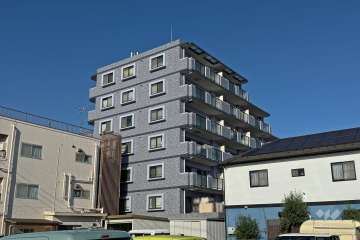 セザール東浦和の外観（南西側から）