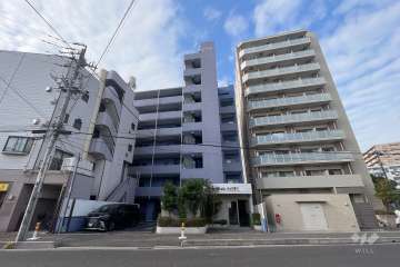 セザール川口西青木の外観（北東側から）
