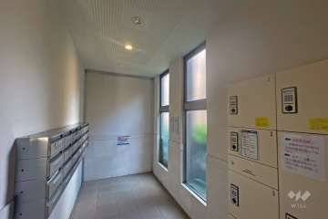 共用ポストと宅配ボックス