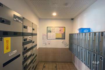 共用ポストと宅配ボックス