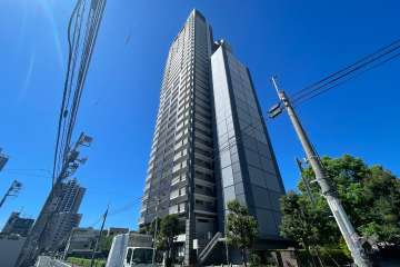 リビオタワー川口ミドリノの外観（北東側から）