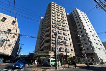 ダイアパレス鳩ヶ谷本町の外観（北西側から）