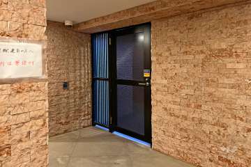 駐輪場の出入り口