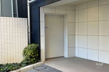 駐輪場の出入り口