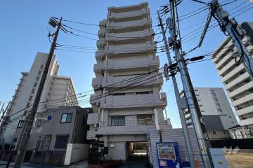 川口サニーコーポの外観（北側から）