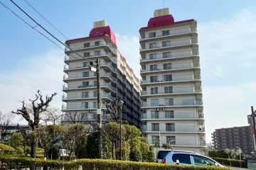 グリーンビューニュー川口の外観（北側から）