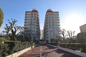 グリーンビューニュー川口の外観（北側から）