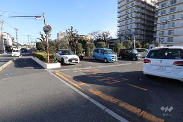 駐車場の出入り口