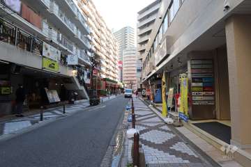 敷地東側の前面道路　