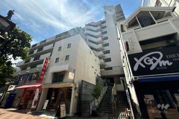 クレール川口プラザの外観（北東側から）