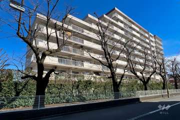 グリーンコーポ川口A棟の外観（北西側から）