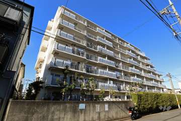 グリーンパーク西川口スカイハイツの外観（南東側から）