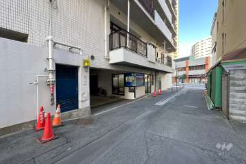 敷地東側の前面道路　