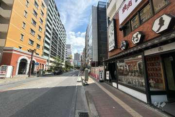 敷地東側の前面道路　