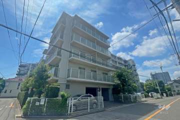 サンマンション川口2番館の外観（北東側から）