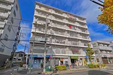 南浦和クイーンコーポＤ棟の外観（南西側から）