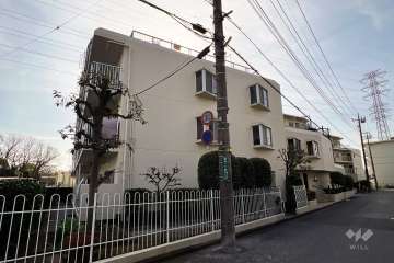 川口グリーンライフの外観（北側から）