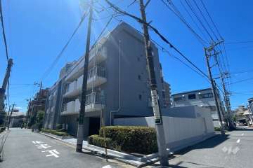 ライネスハイム川口の外観（北東側から）