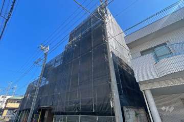 プロスペル川口青木の外観（南西側から）