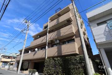 プロスペル川口青木の外観（南西側から）