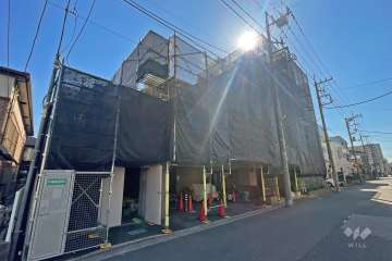 プロスペル川口青木の外観（北西側から）