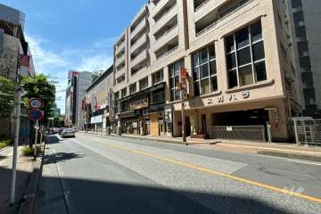 敷地東側の前面道路　