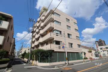 中銀川口マンシオンの外観（南東側から）