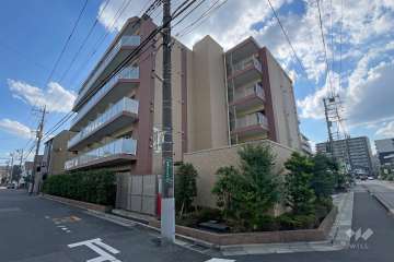 プレールドゥーク西川口２の外観（北東側から）