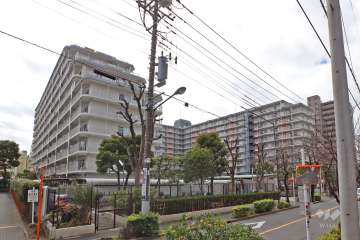 南千住スカイハイツの外観（北東側から）