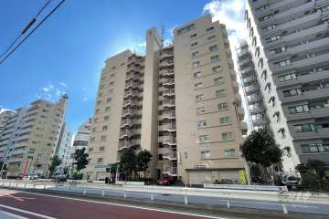 アルス三ノ輪の外観（北側から）