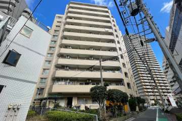 アルス三ノ輪の外観（南西側から）