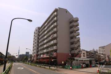 けやき通り北八番館の外観（北東側から）