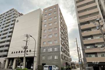 ベルジェ田端の外観（北西側から）