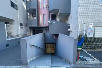 駐輪場の出入り口