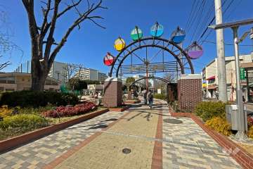敷地に隣接した『荒川遊園』