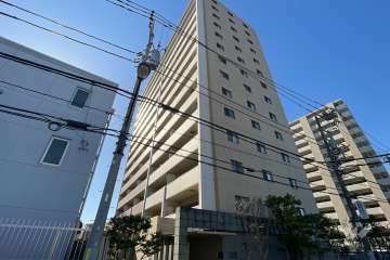 東京ラクラシアの外観（北東側から）