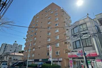 ライオンズマンション西日暮里第2の外観（北西側から）