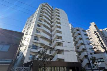 ロータリーマンションの外観(北東側より)