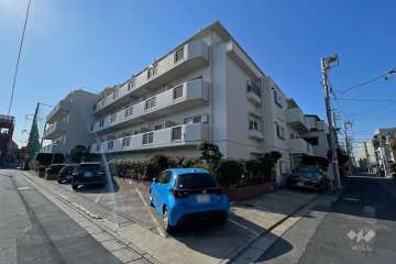 道灌山リハイムの外観（東北側から）