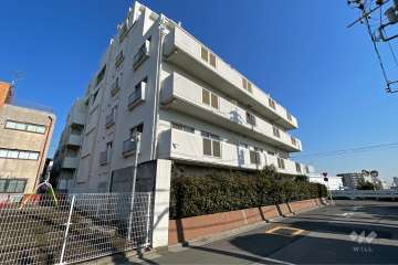 道灌山リハイムの外観（南西側から）