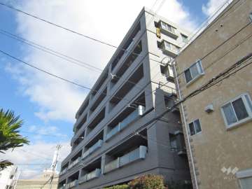 エーベル池田の外観（南西側から）