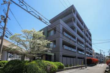 エーベル池田の外観写真（北西側から）