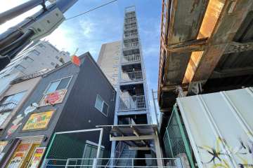 ワコーレ・ルミエール三ノ輪の外観（北東側から）