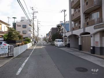 周辺は一戸建てとマンションが混在する静かな住宅地です。