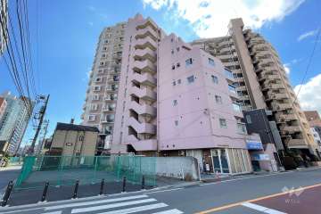ライオンズマンション三河島の外観（北東側から）