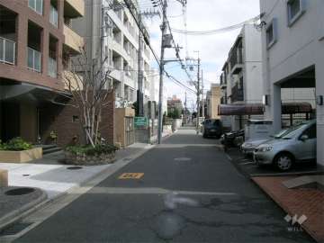 敷地南側の通り