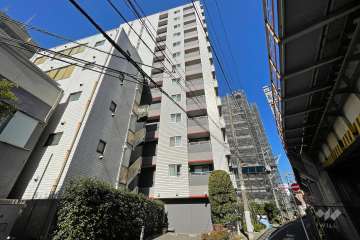 デュオシティ西日暮里ステーシアの外観（南東側から）