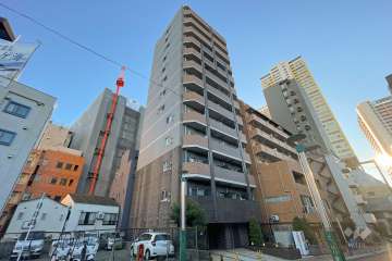 ハーモニーレジデンス日暮里の外観（南西側から）