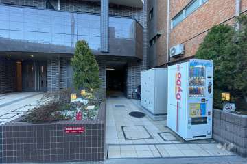 駐輪場の出入り口