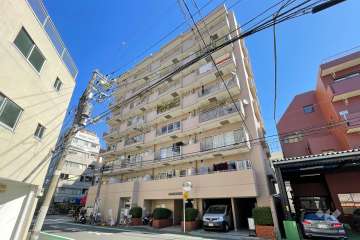 日暮里ダイヤモンドマンションの外観（南西側から）